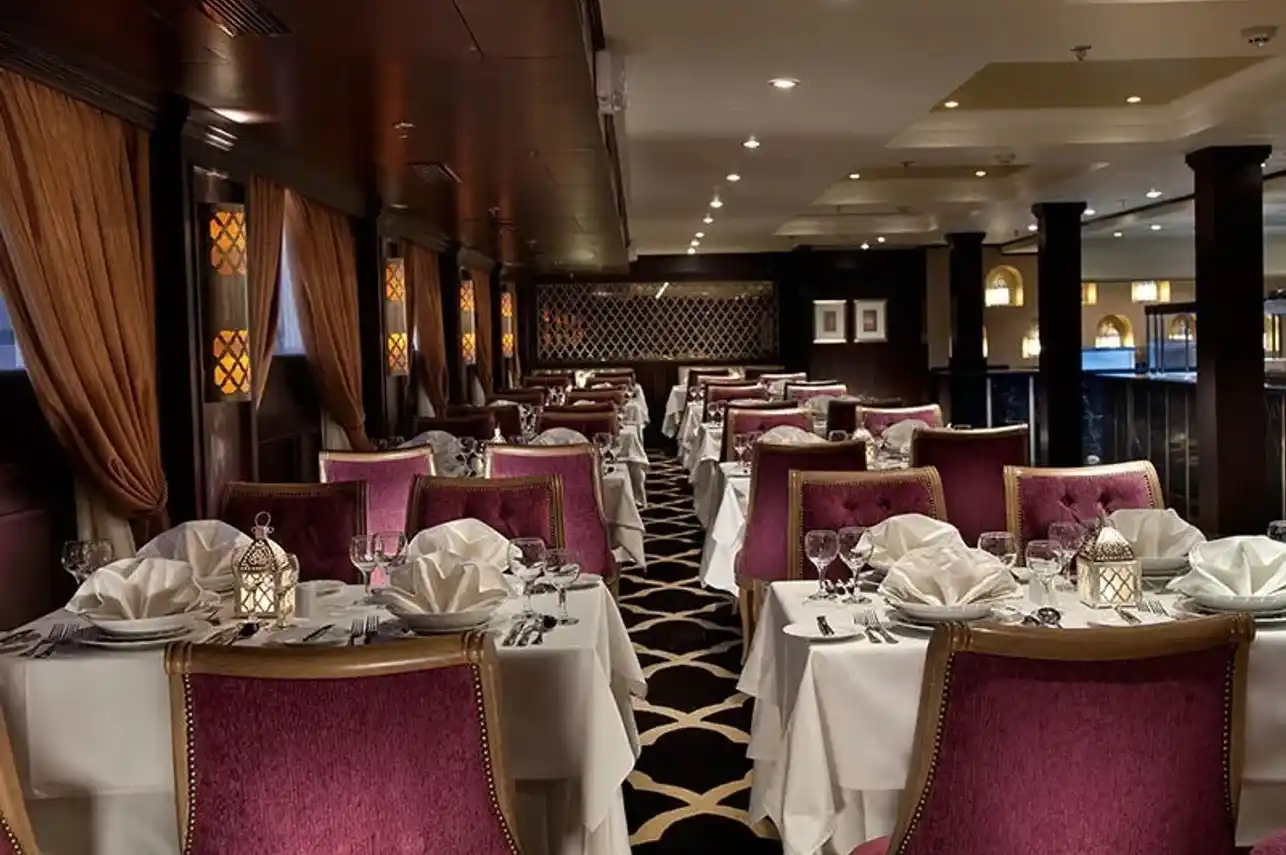 Restaurant aboard the Steigenberger Minerva Nile Cruise Nile cruise
